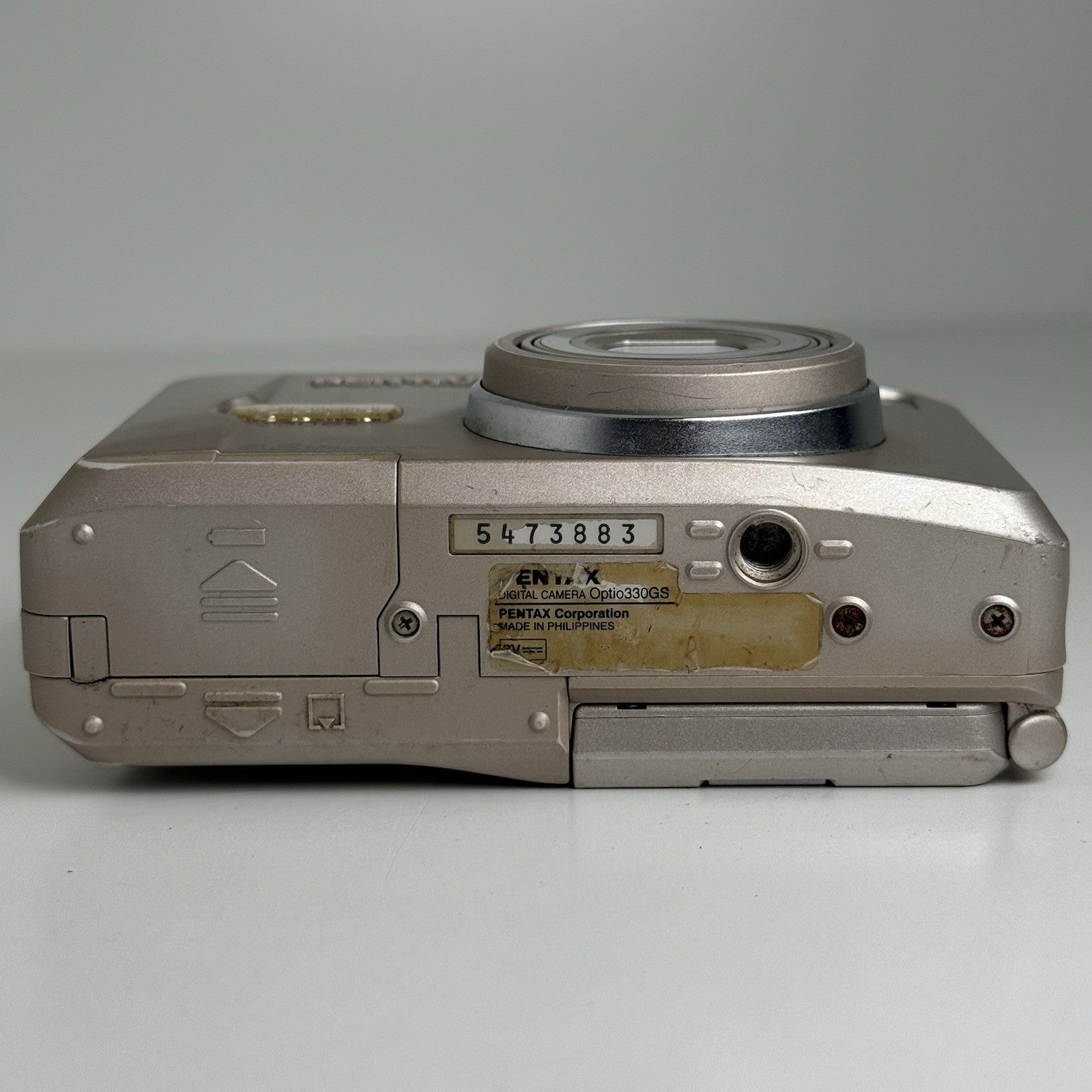 Pentax Optio 330GS Gold Compact Digital Camera FOR PARTS ONLY!