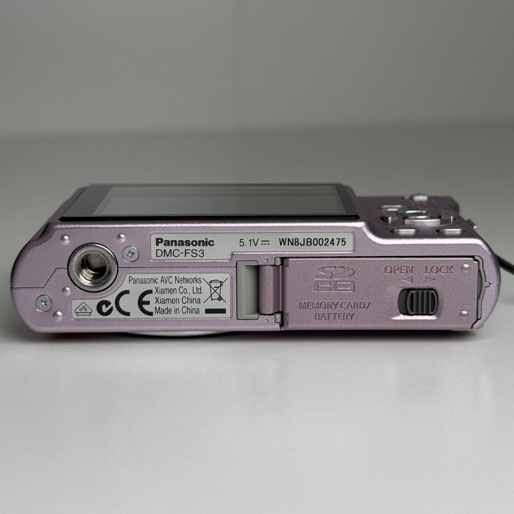 Panasonic Lumix DMC-FS3 Pink Compact Digital Camera