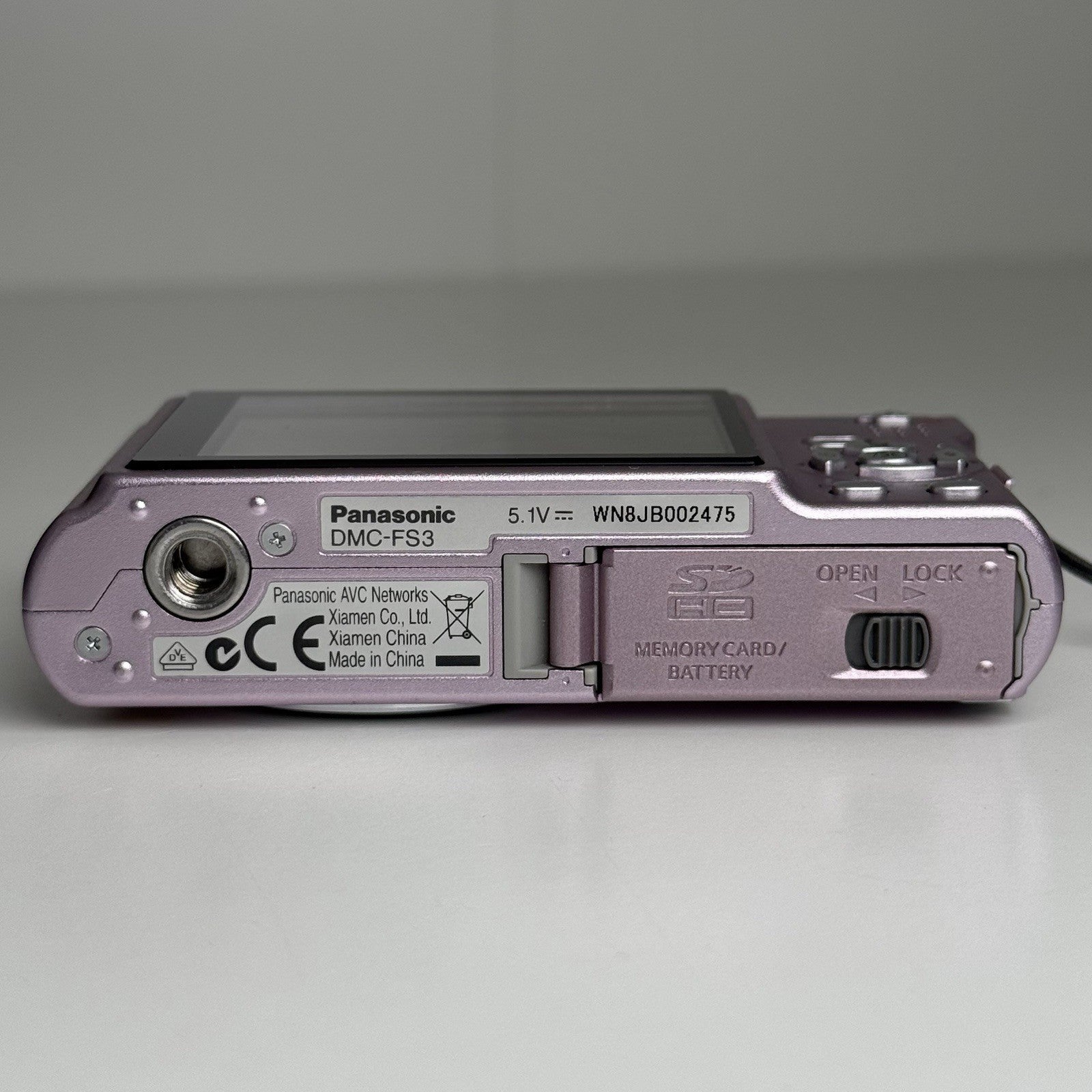 Panasonic Lumix DMC-FS3 Pink Compact Digital Camera