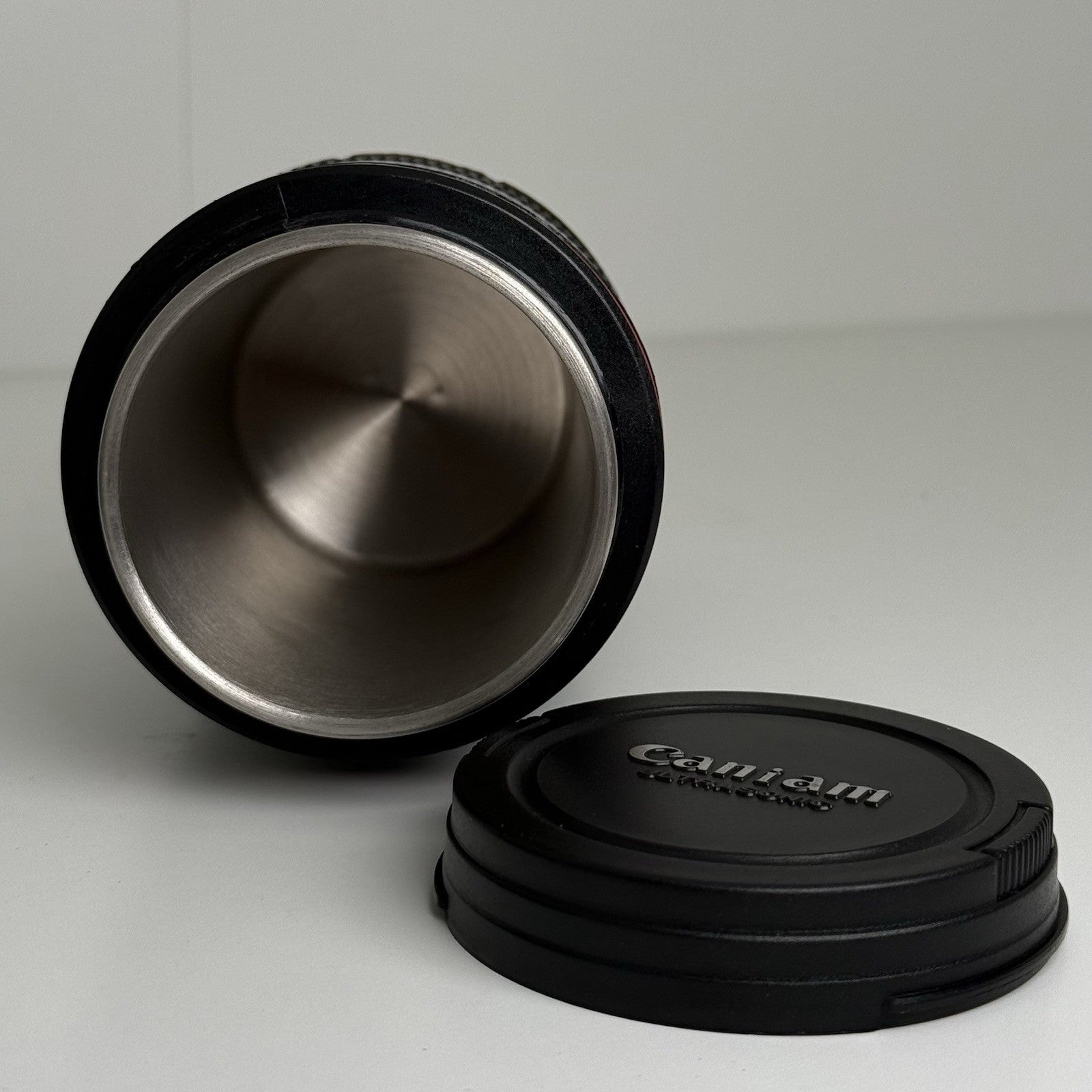 Canon Macro 100mm Camera Lens Cup Stainless Steel Coffee Mug For Drinks