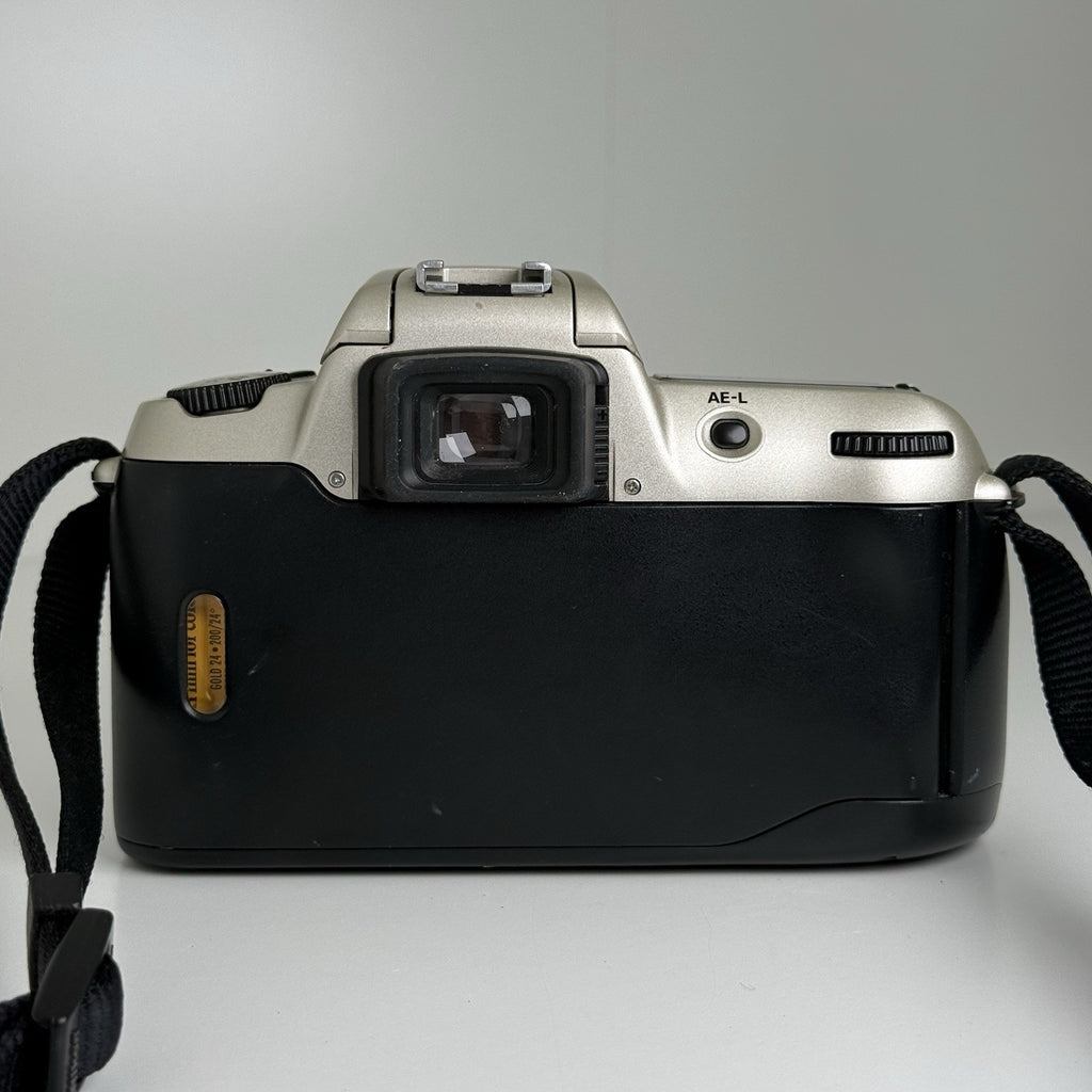 Nikon F60 35mm Gold Film Camera + Nikon 35-80mm Lens