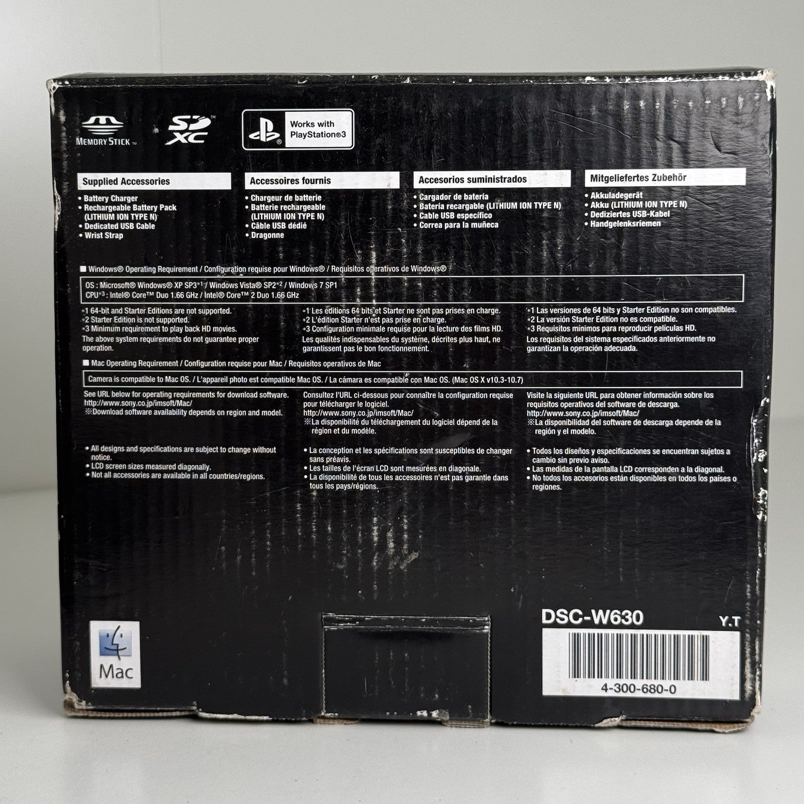 Sony Cybershot DSC-W630 Purple Compact Digital Camera