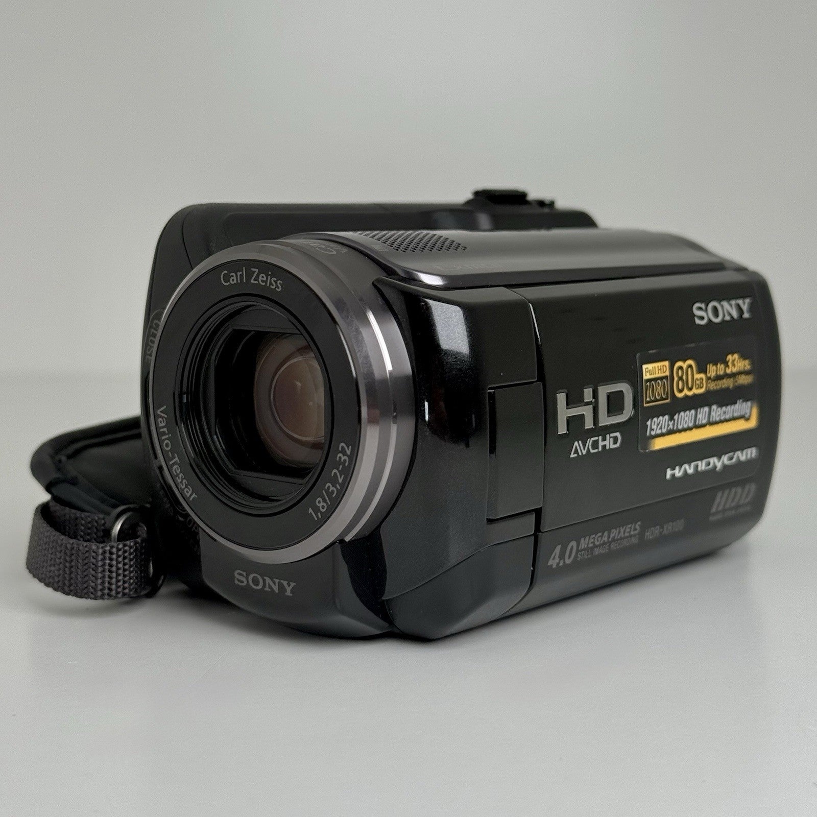 Sony HandyCam HDR-XR100E Black Compact FHD Camcorder Video Camera