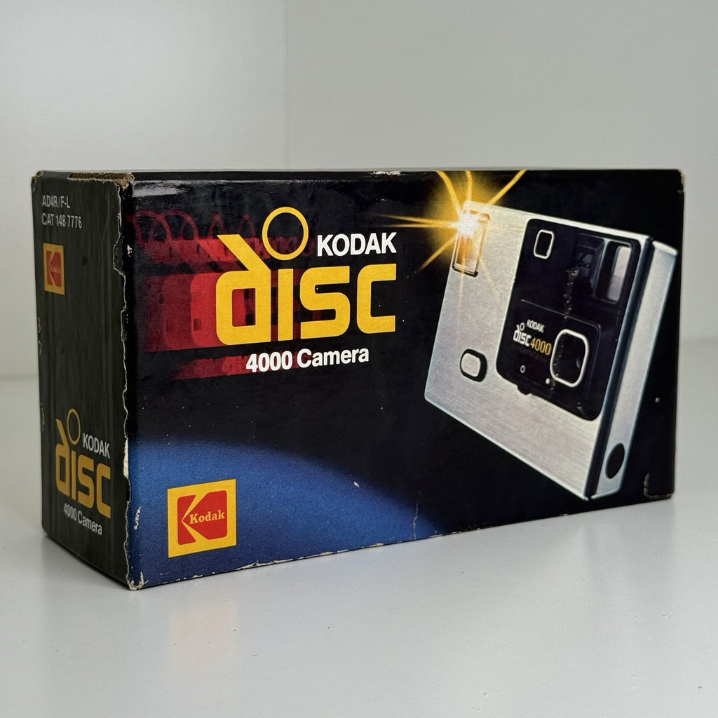 Kodak Disc 4000 Silver Compact Disc Camera with Disc Film & Box
