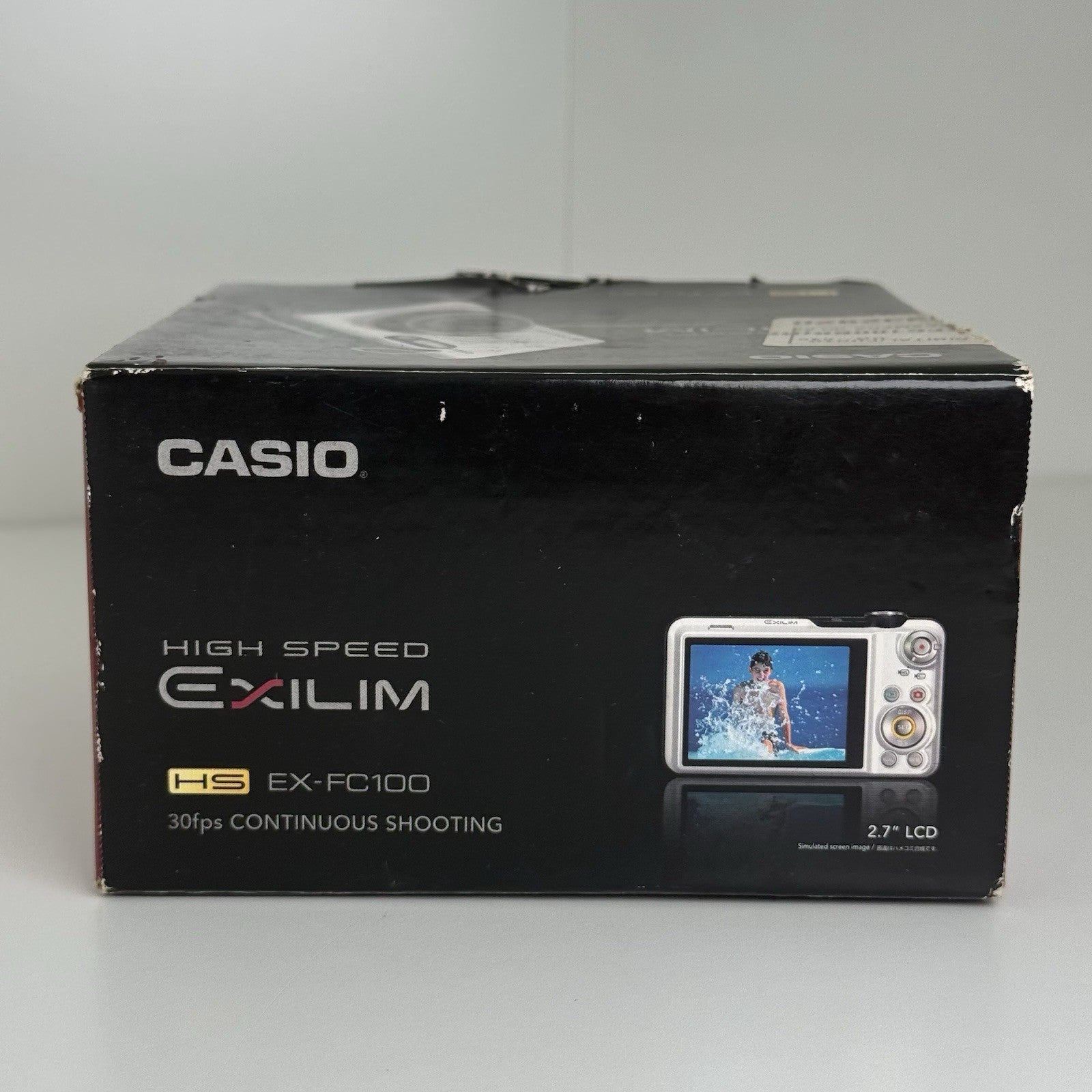 Casio Exilim EX-FC100 Black Grey Compact Digital Camera