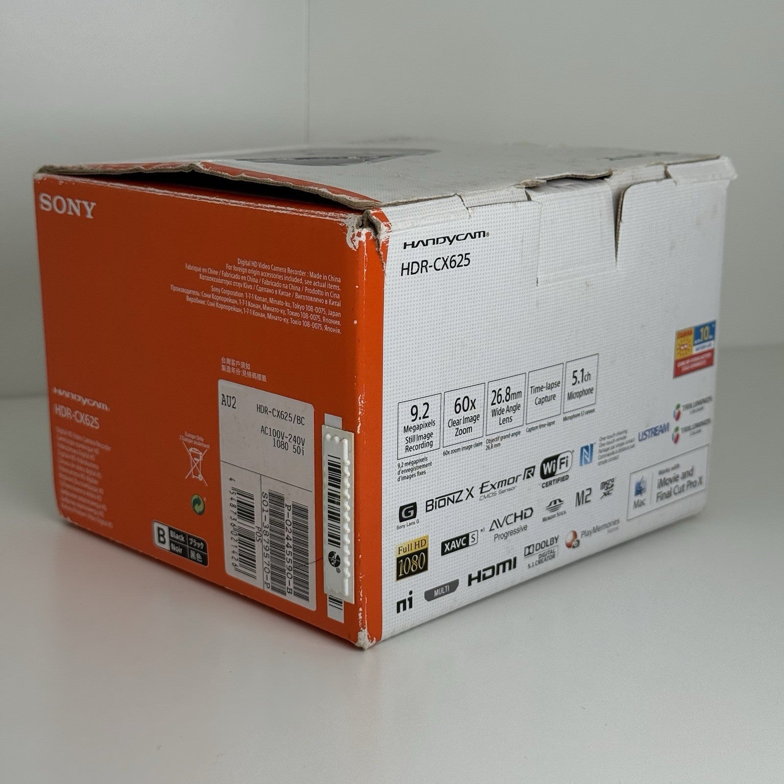 Sony Handycam HDR-CX625 Full HD Black Camcorder
