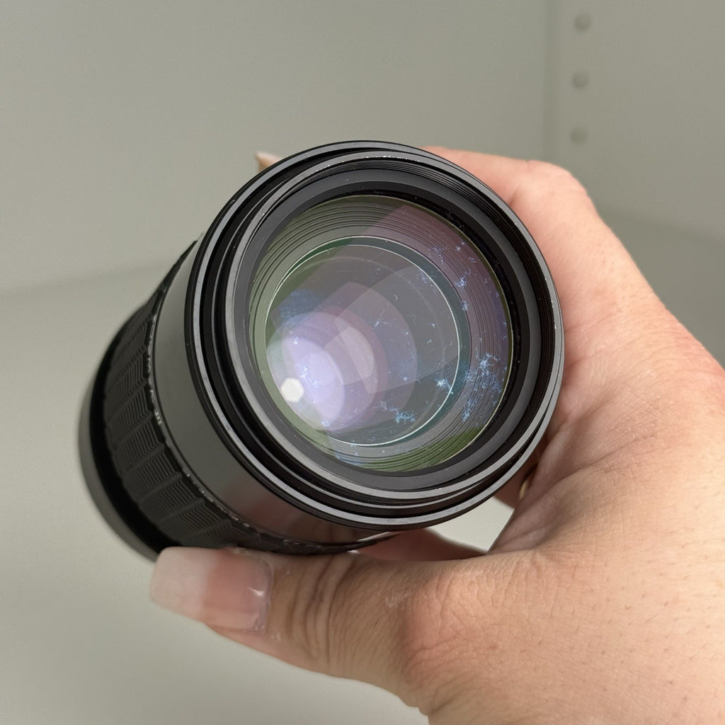 Sigma Zoom-K III 75–300mm f/3.5–4.5 Macro Multi-Coated Lens Black MARKS ON LENS!