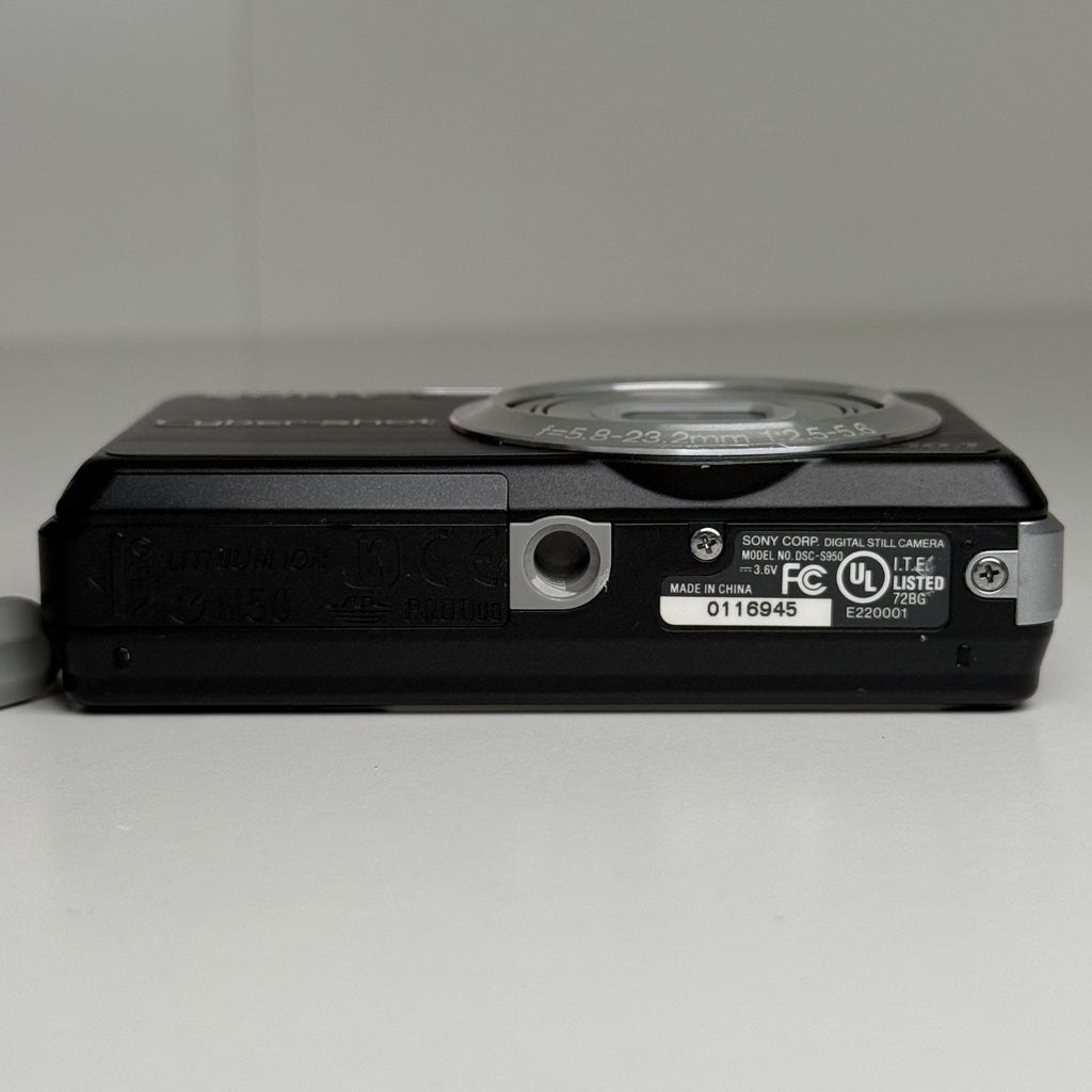 Sony Cybershot DSC-S950 Black Compact Digital Camera
