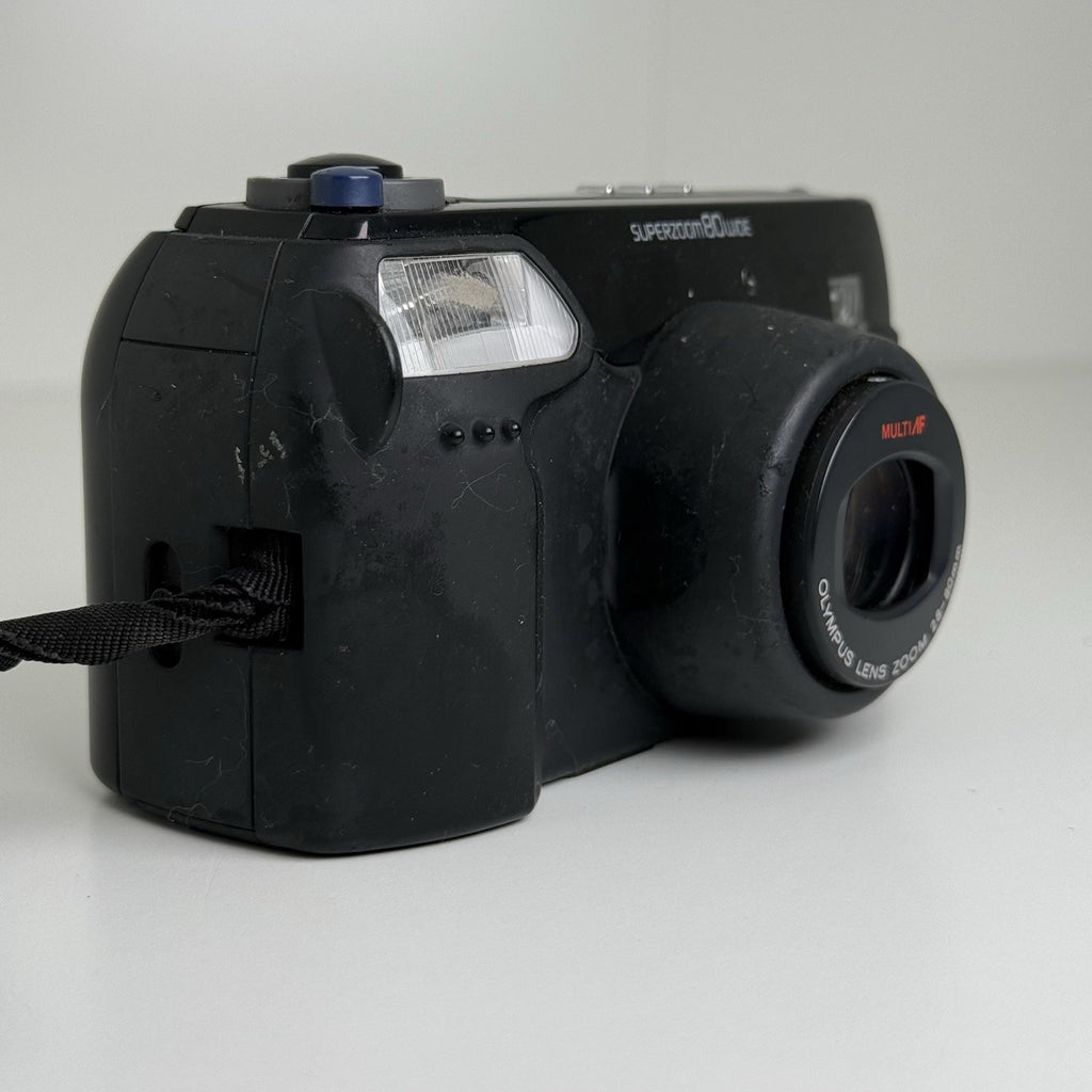Olympus Superzoom 80 Wide 35mm Film Camera FOR PARTS ONLY!