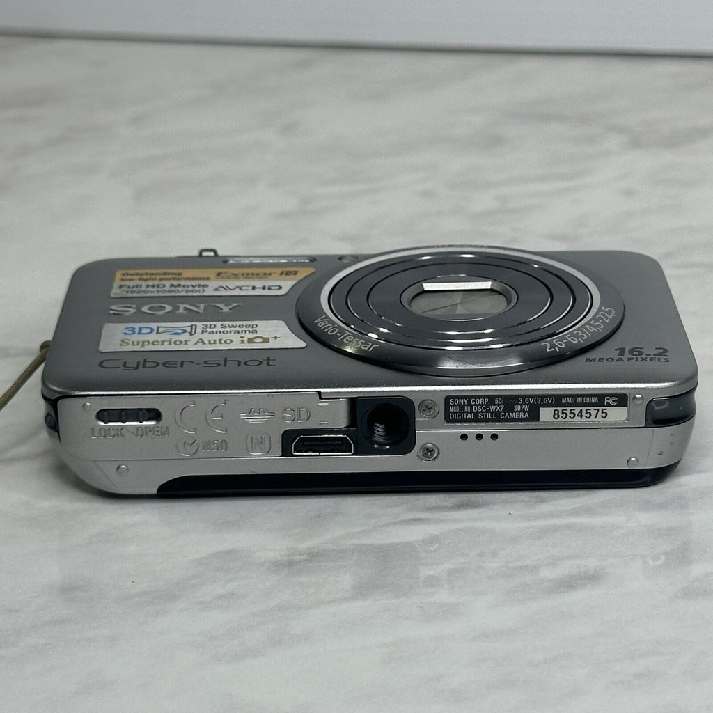 Sony CyberShot DSC-WX7 Grey Digital Camera