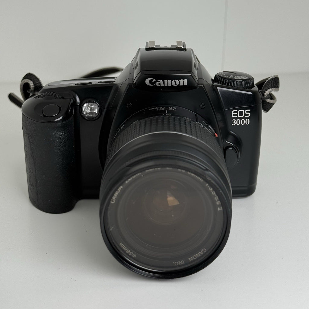 Canon EOS 3000 Black 35mm SLR Film Camera with 28-80mm Lens