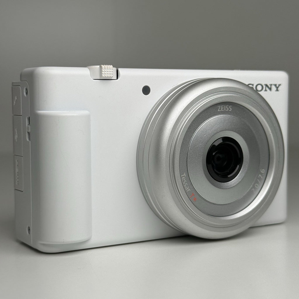 Sony ZV-1F White Compact Digital Vlog Camera with Box + More