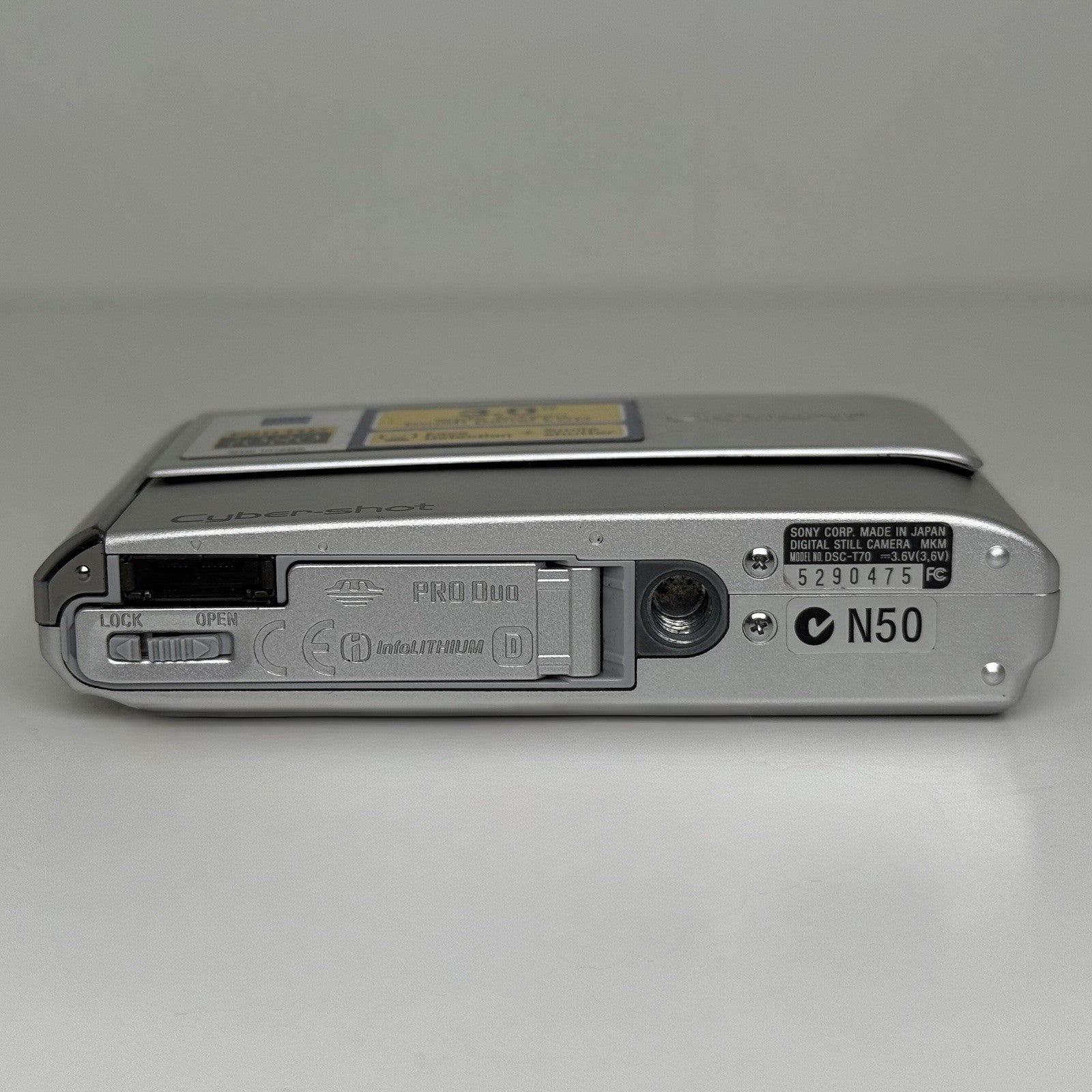 Sony CyberShot DSC-T70 Silver Compact Digital Camera