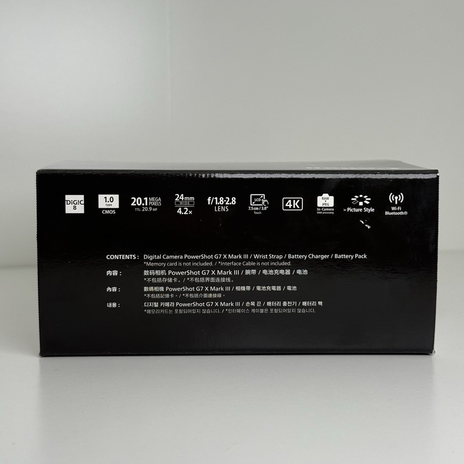 Canon PowerShot G7 X Mark III 20.1MP Compact Camera Black