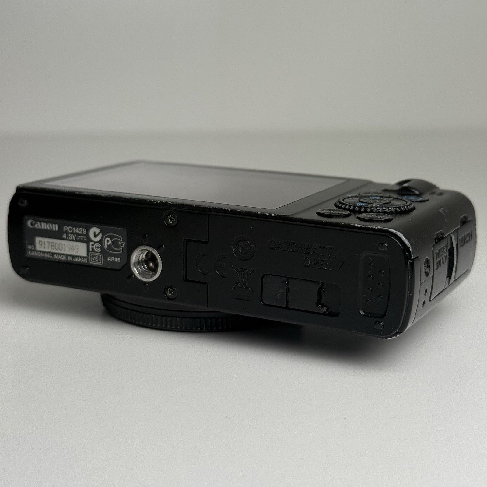 Canon PowerShot S90 Black Compact Digital Camera + Charger