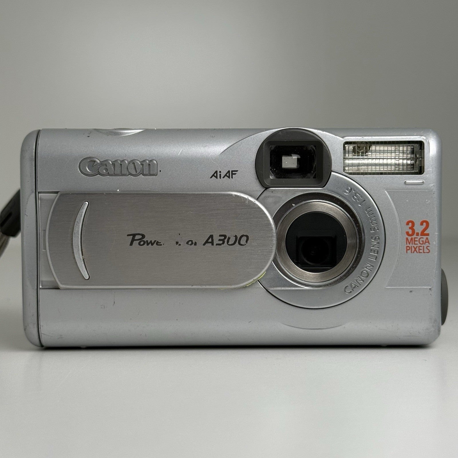 Canon PowerShot A300 Silver Compact Digital Camera FOR PARTS ONLY!