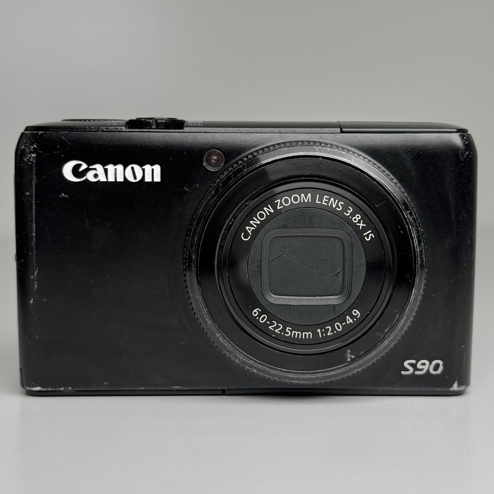 Canon PowerShot S90 Black Compact Digital Camera + Charger