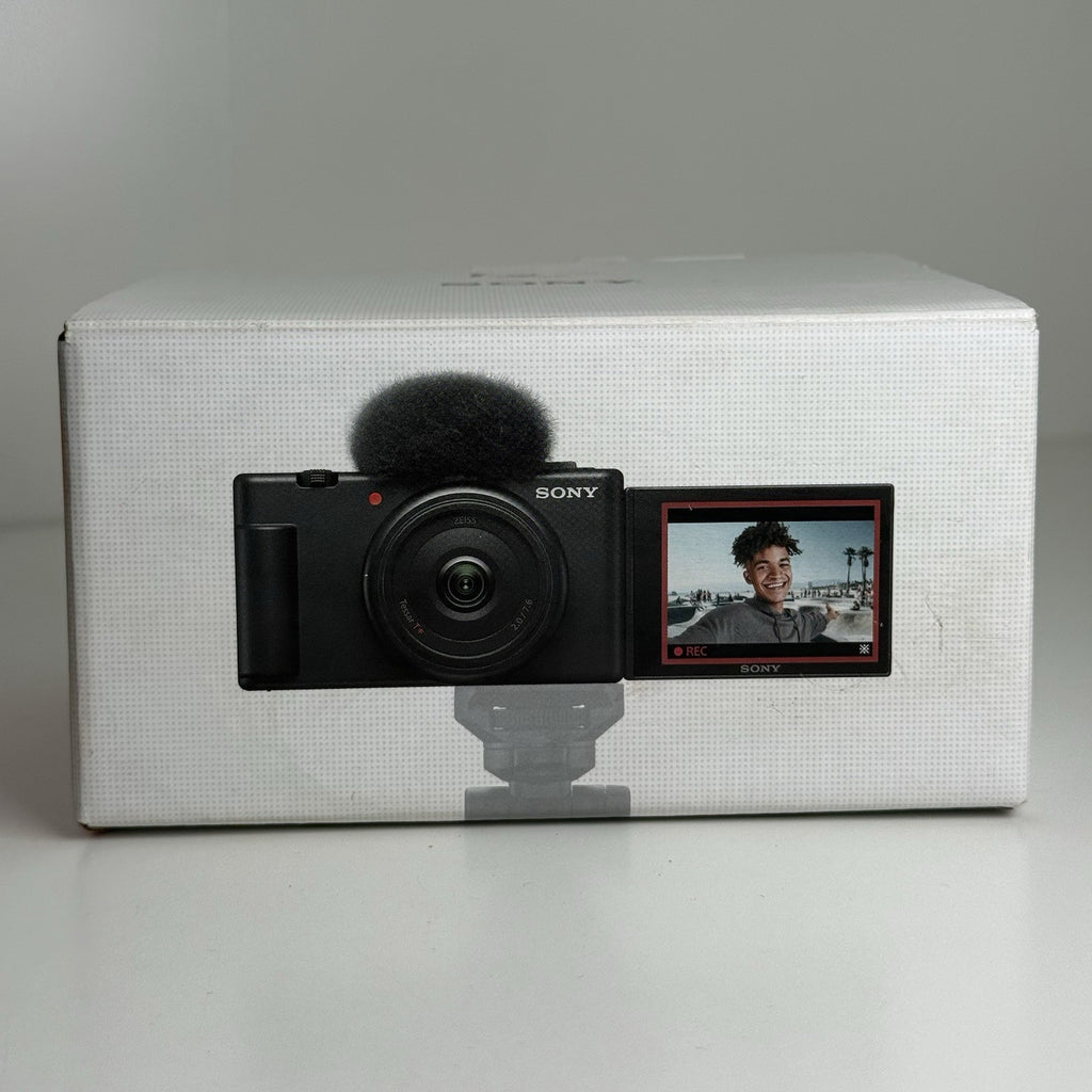 Sony ZV-1F White Compact Digital Vlog Camera with Box + More