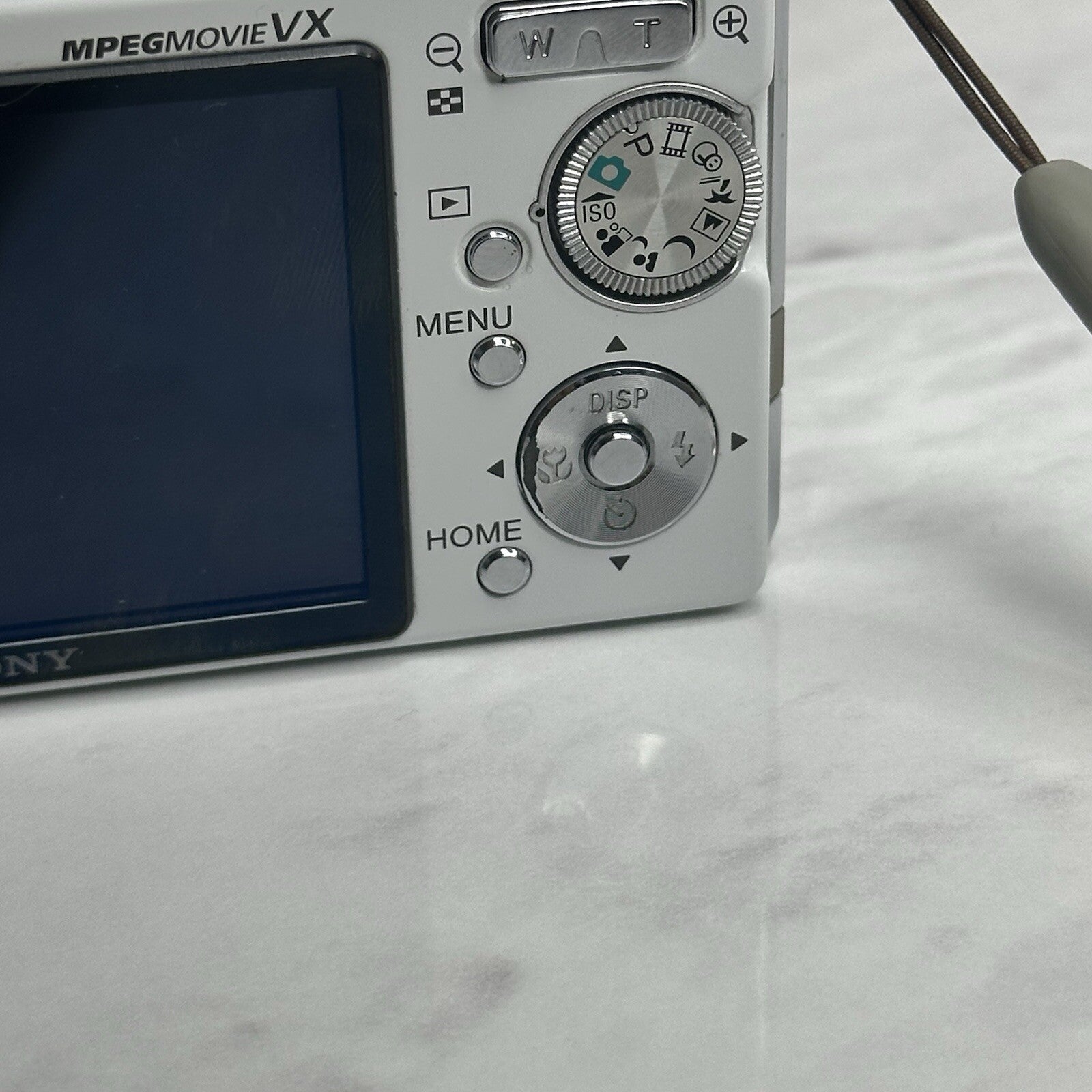 Sony CyberShot Super Steady Shot DSC-W80 White Digital Camera