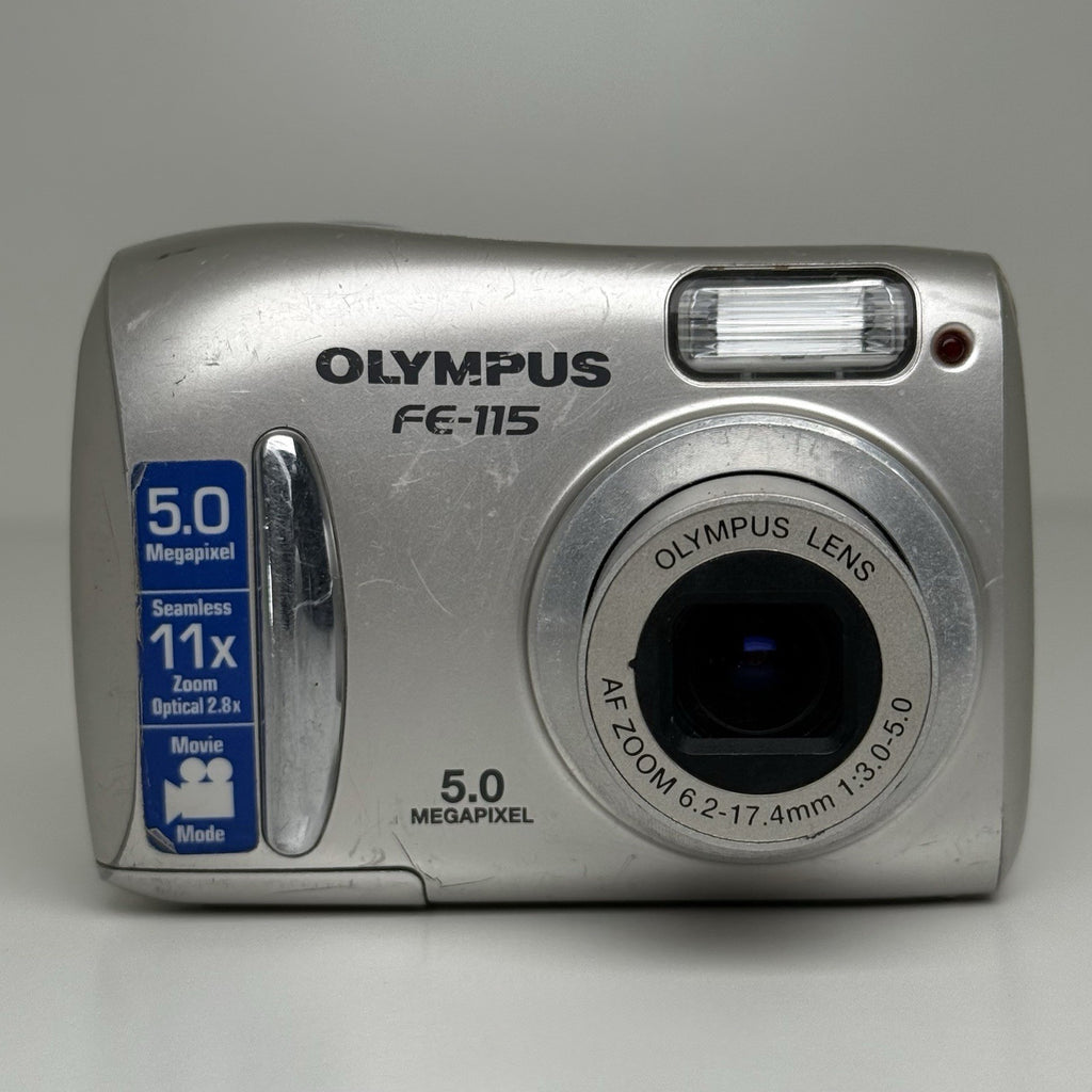 Olympus FE-115 Silver Compact Digital Camera