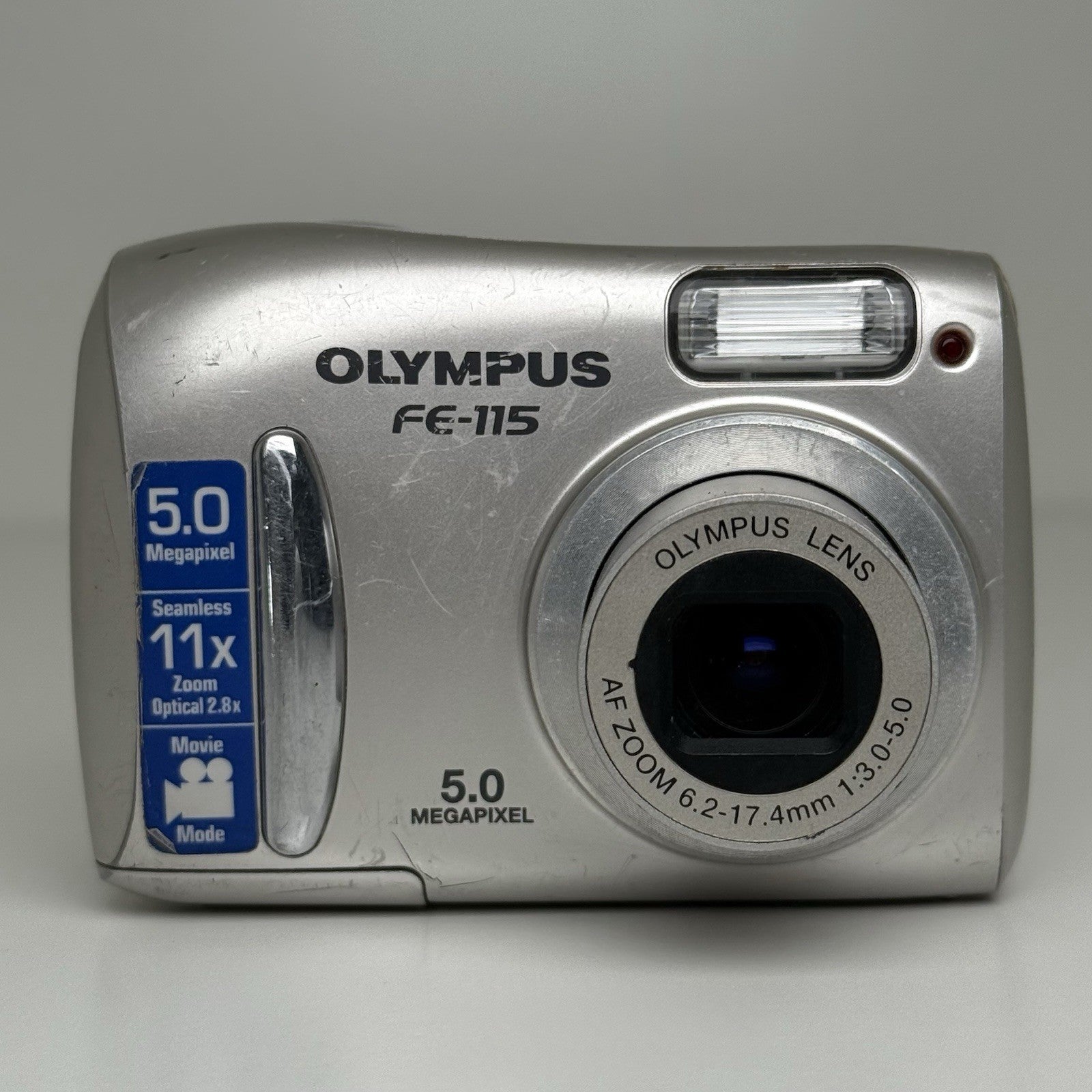 Olympus FE-115 Silver Compact Digital Camera