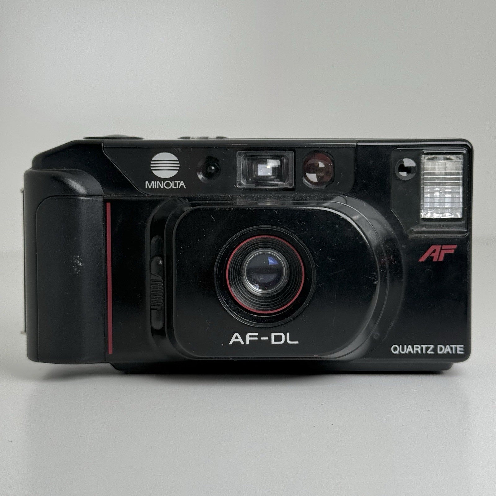 Minolta AF-DL 35mm Film Point & Shoot Black Compact Camera FOR PARTS ONLY!