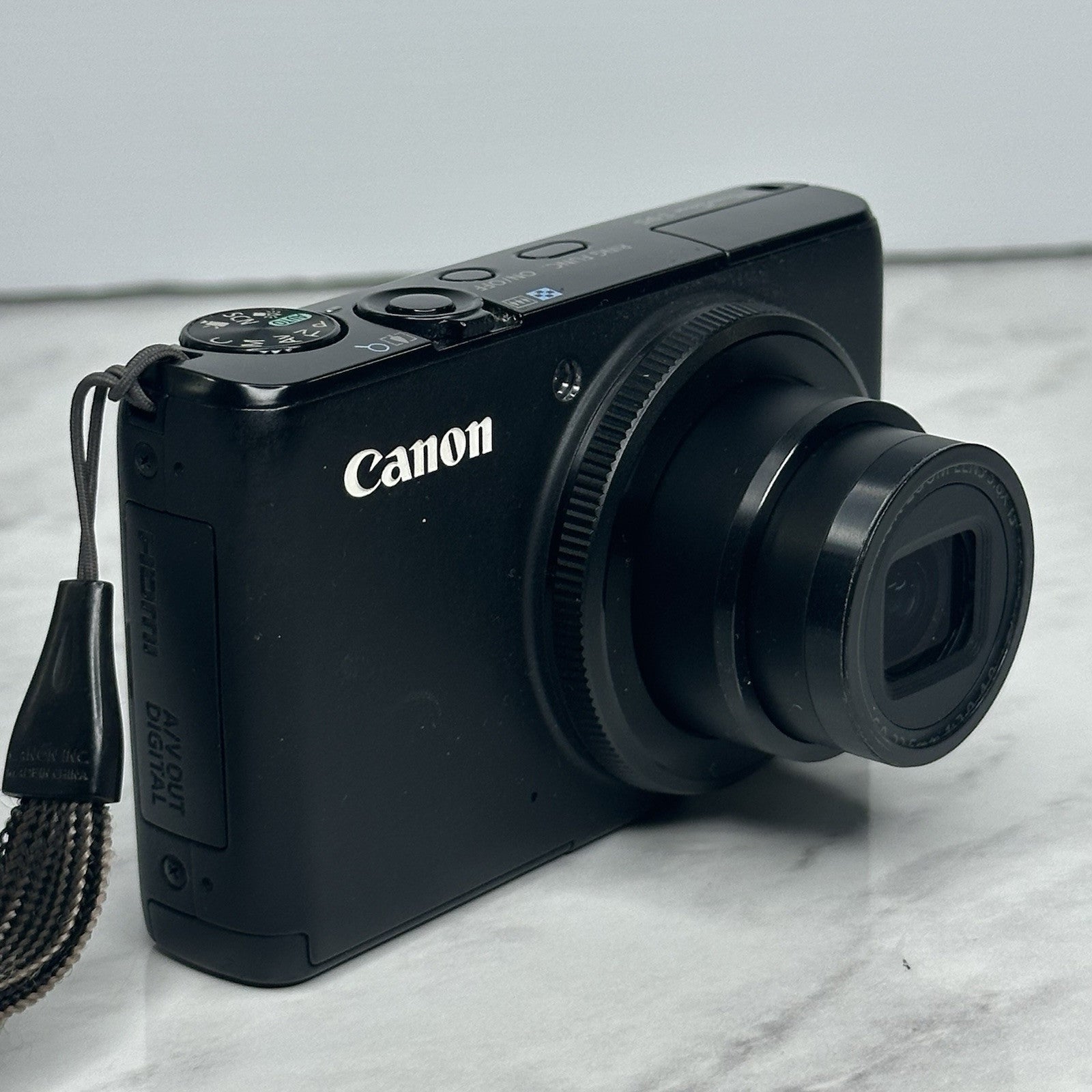 Canon PowerShot S95 Black Compact Digital Camera with Box +More TESTED & WORKING