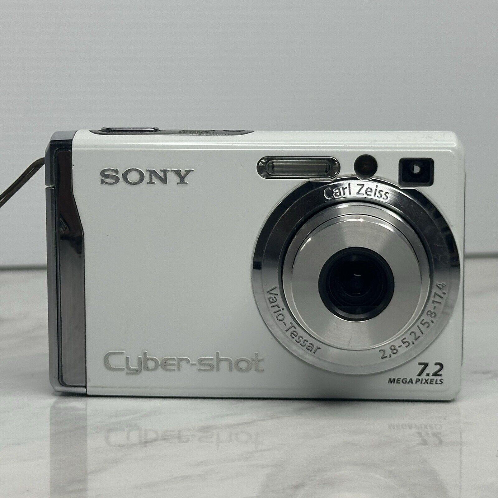 Sony CyberShot Super Steady Shot DSC-W80 White Digital Camera