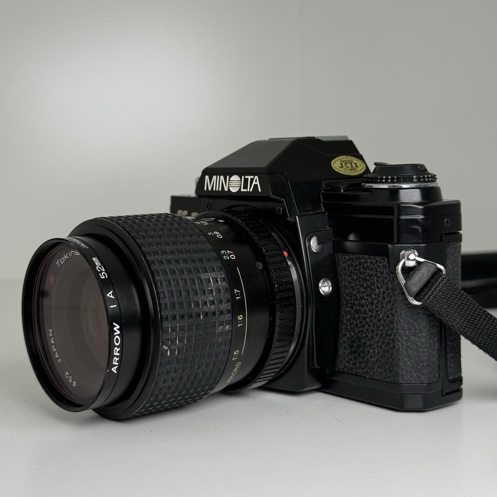 Minolta X-300 Black 35mm Film Camera & Tokina 35-70mm Lens UNTESTED