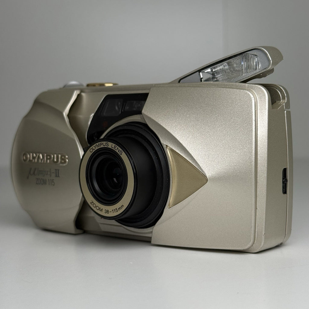 Olympus mju-II Zoom 115 Gold 35mm Film Camera