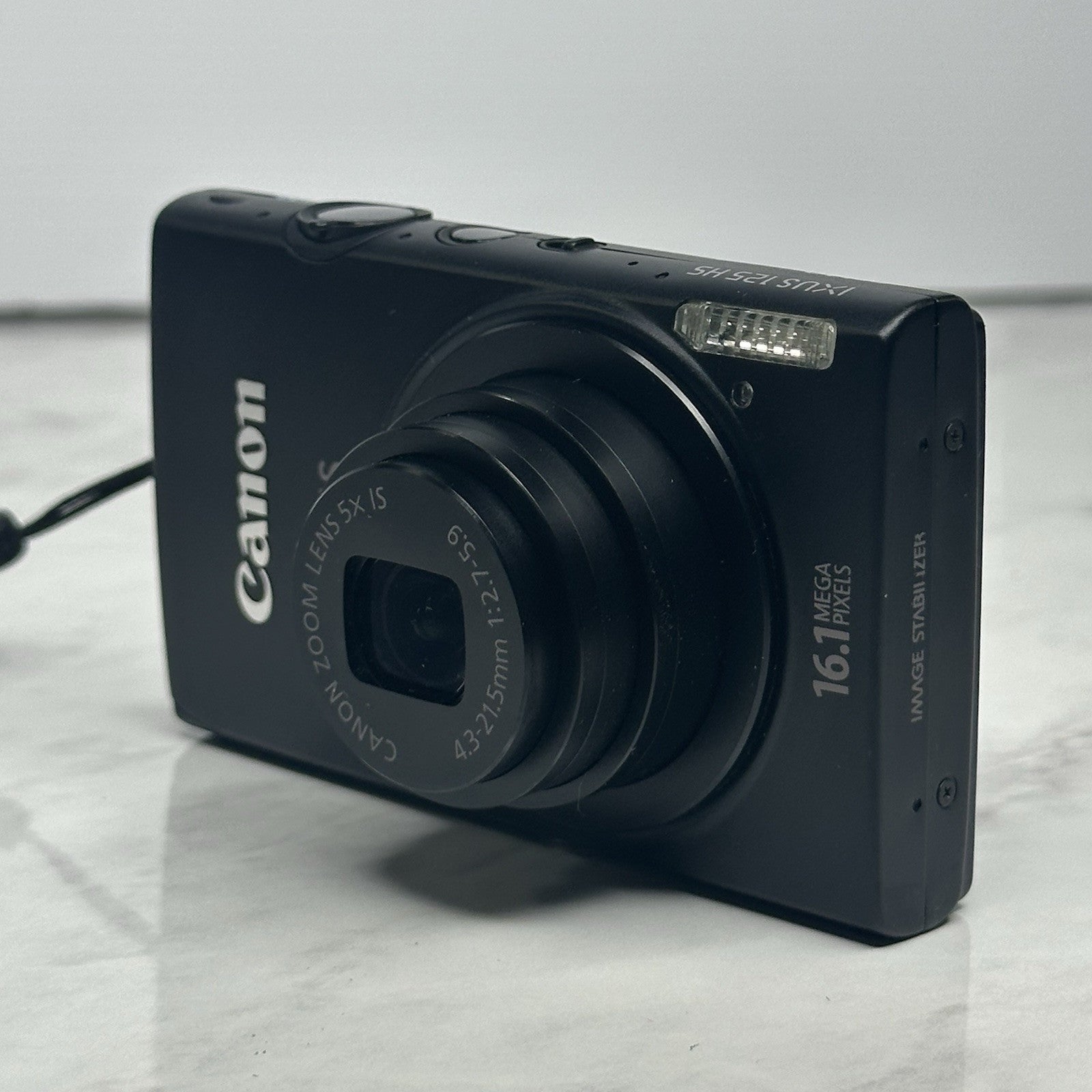 Canon IXUS 125 HS (PowerShot ELPH 110 HS) Black Compact Digital Camera