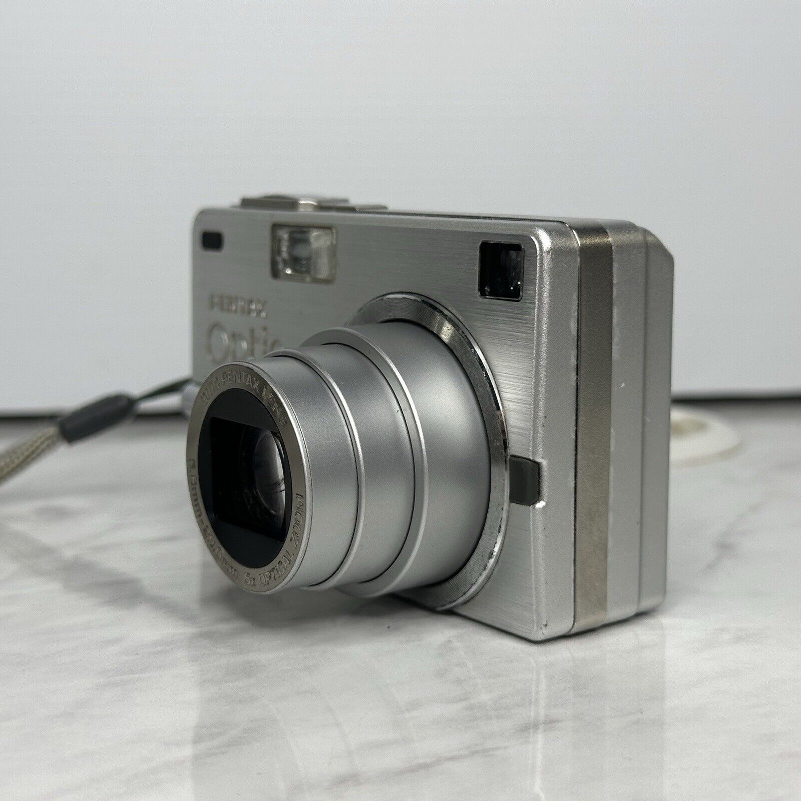 Pentax Optio SV Silver Compact Digital Camera FOR PARTS ONLY!