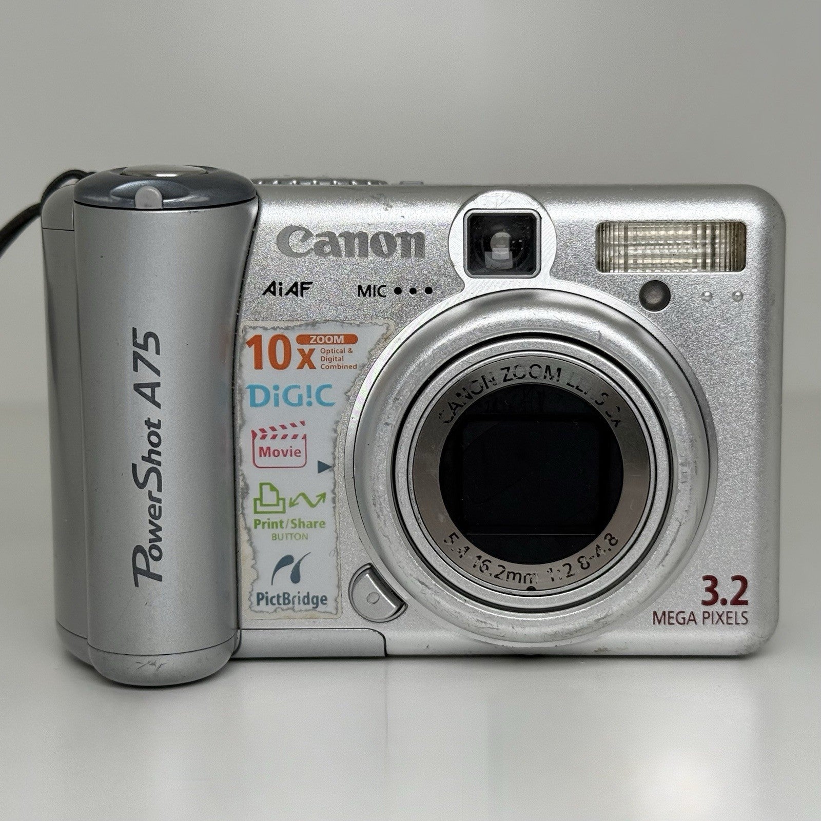 Canon PowerShot A75 Silver Compact Digital Camera PARTS!