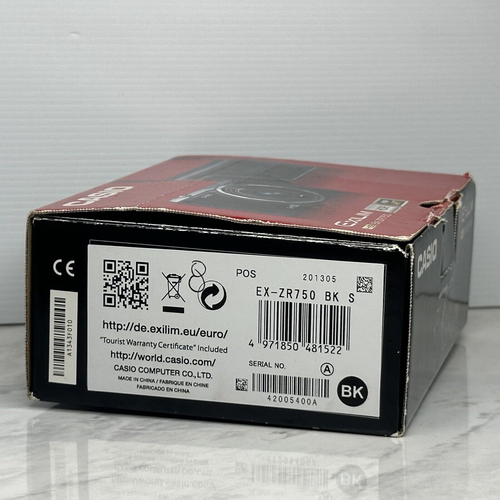 Casio Exilim HS EX-ZR750 Digital Camera