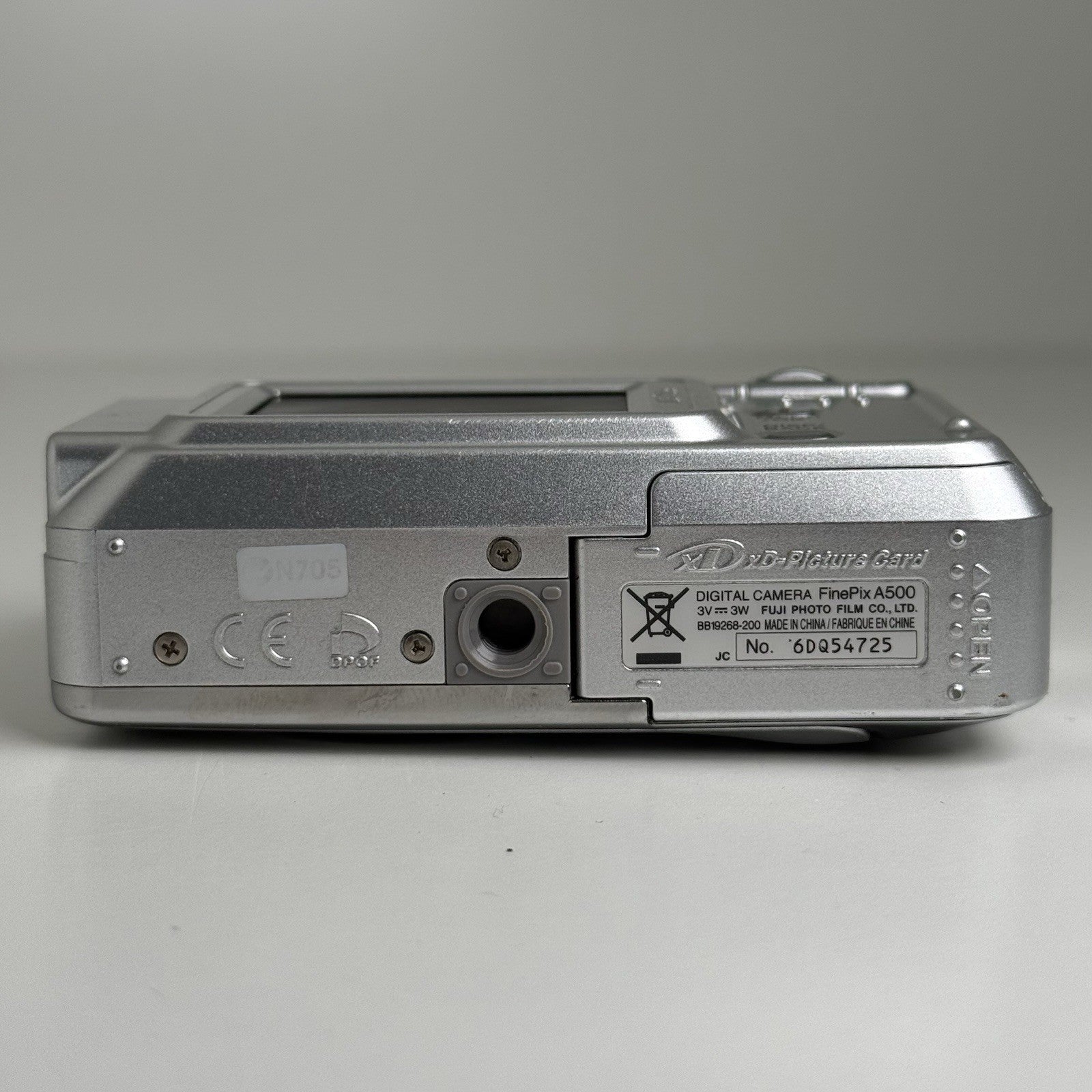 Fujifilm Finepix A500 Silver Compact Digital Camera UNTESTED FOR PARTS ONLY!