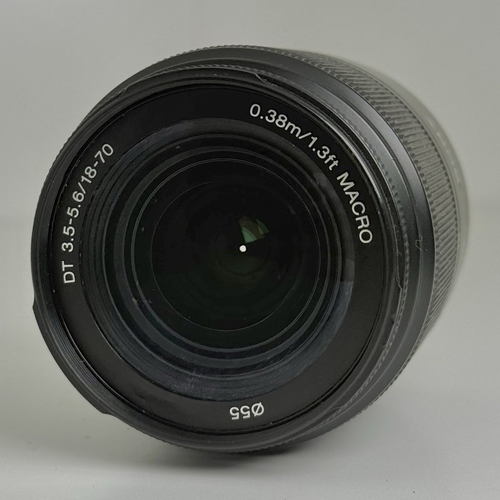Sony DT 18-70mm f/3.5-5.6 Macro Zoom Lens Black A Mount