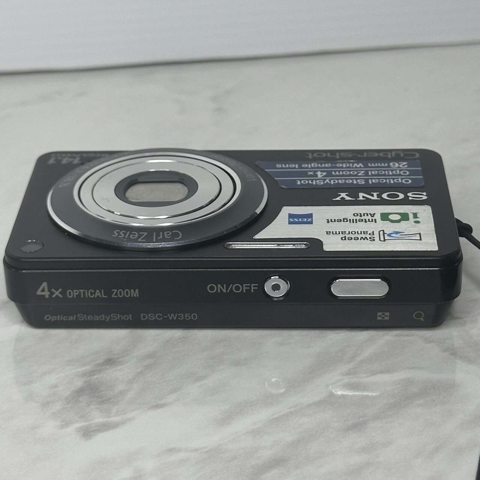 Sony CyberShot DSC-W350 Black Digital Camera