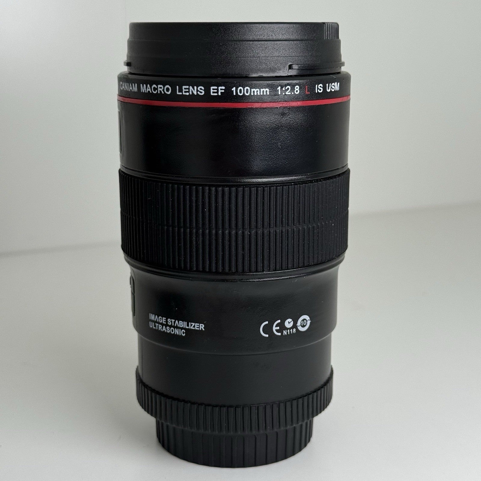 Canon Macro 100mm Camera Lens Cup Stainless Steel Coffee Mug For Drinks