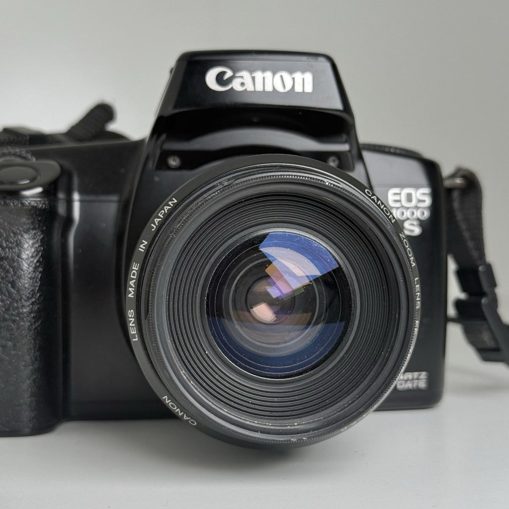 Canon EOS 1000 S 35mm SLR Film Camera & Canon 35-80mm Lens UNTESTED