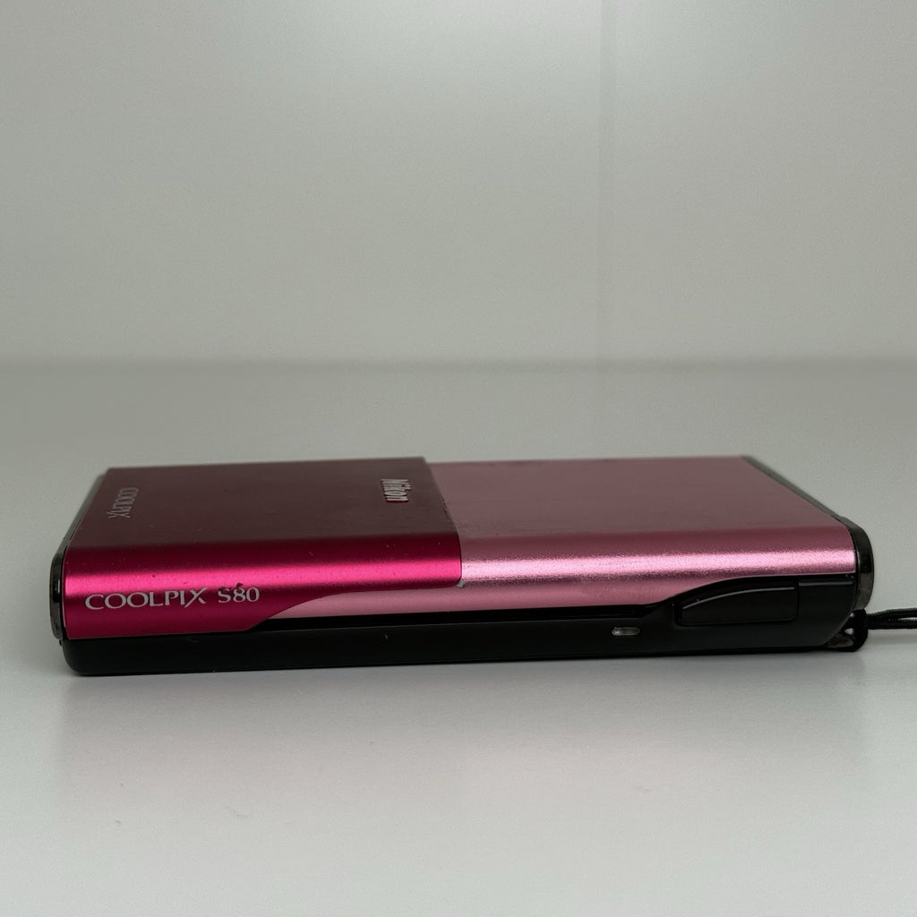 Nikon Coolpix S80 Pink Touchscreen Compact Digital Camera
