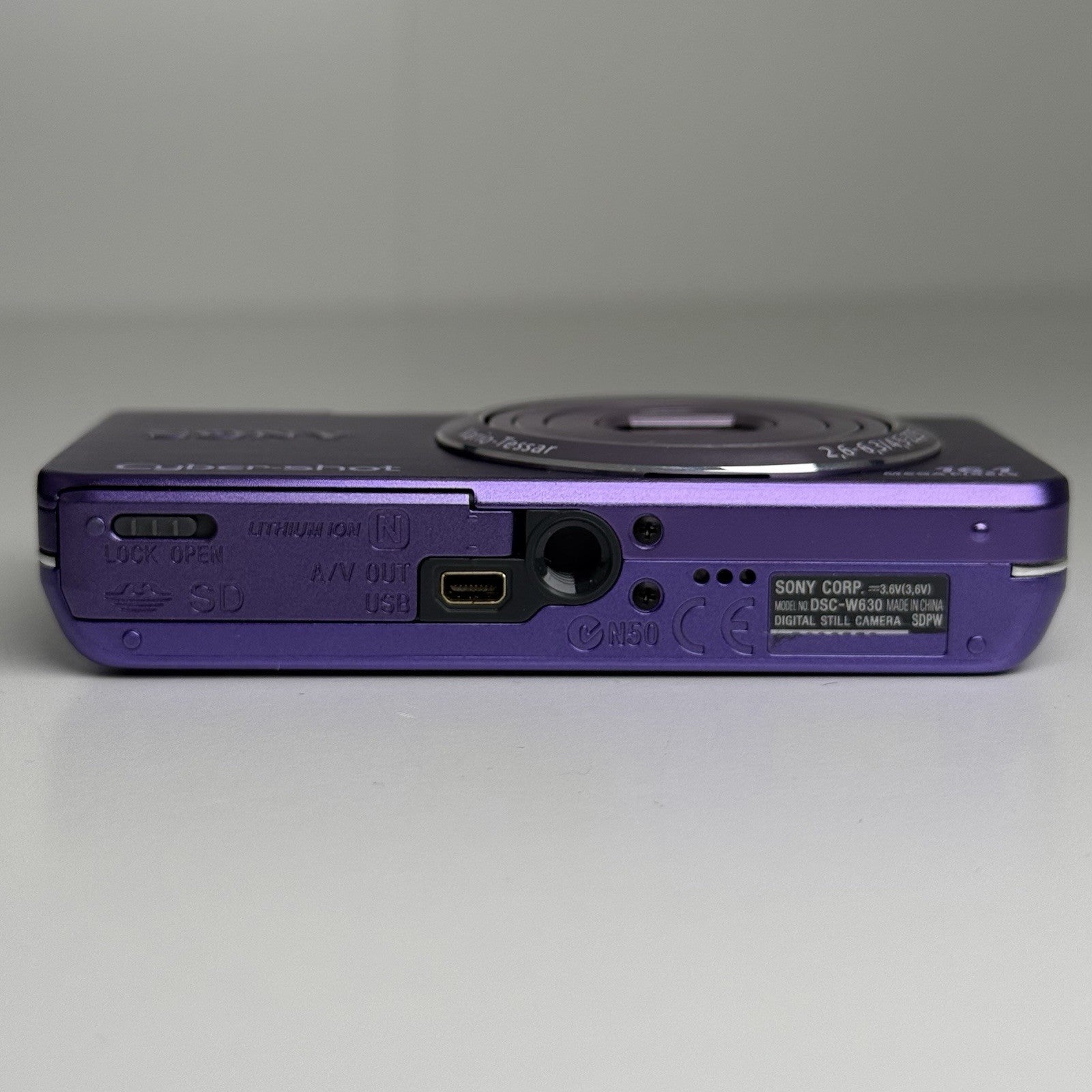 Sony Cybershot DSC-W630 Purple Compact Digital Camera