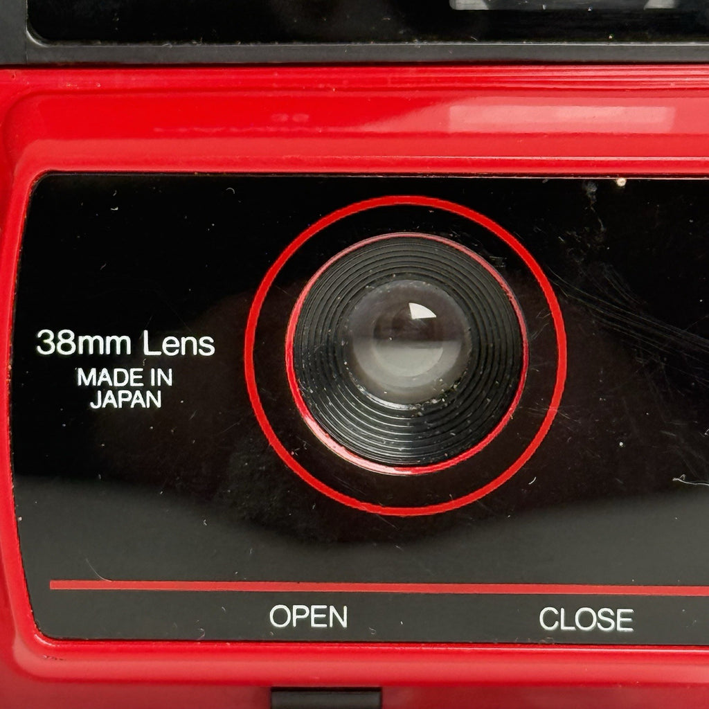 Hanimex 35 FX Red Compact 35mm Film Camera Point & Shoot