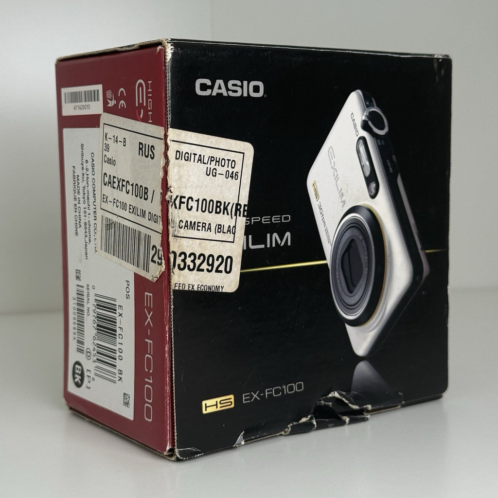 Casio Exilim EX-FC100 Black Grey Compact Digital Camera