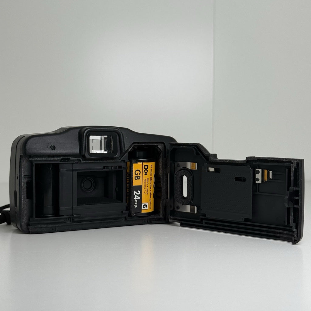 Canon Sure Shot Owl Date Black Compact 35mm Film Camera FOR PARTS ONLY!