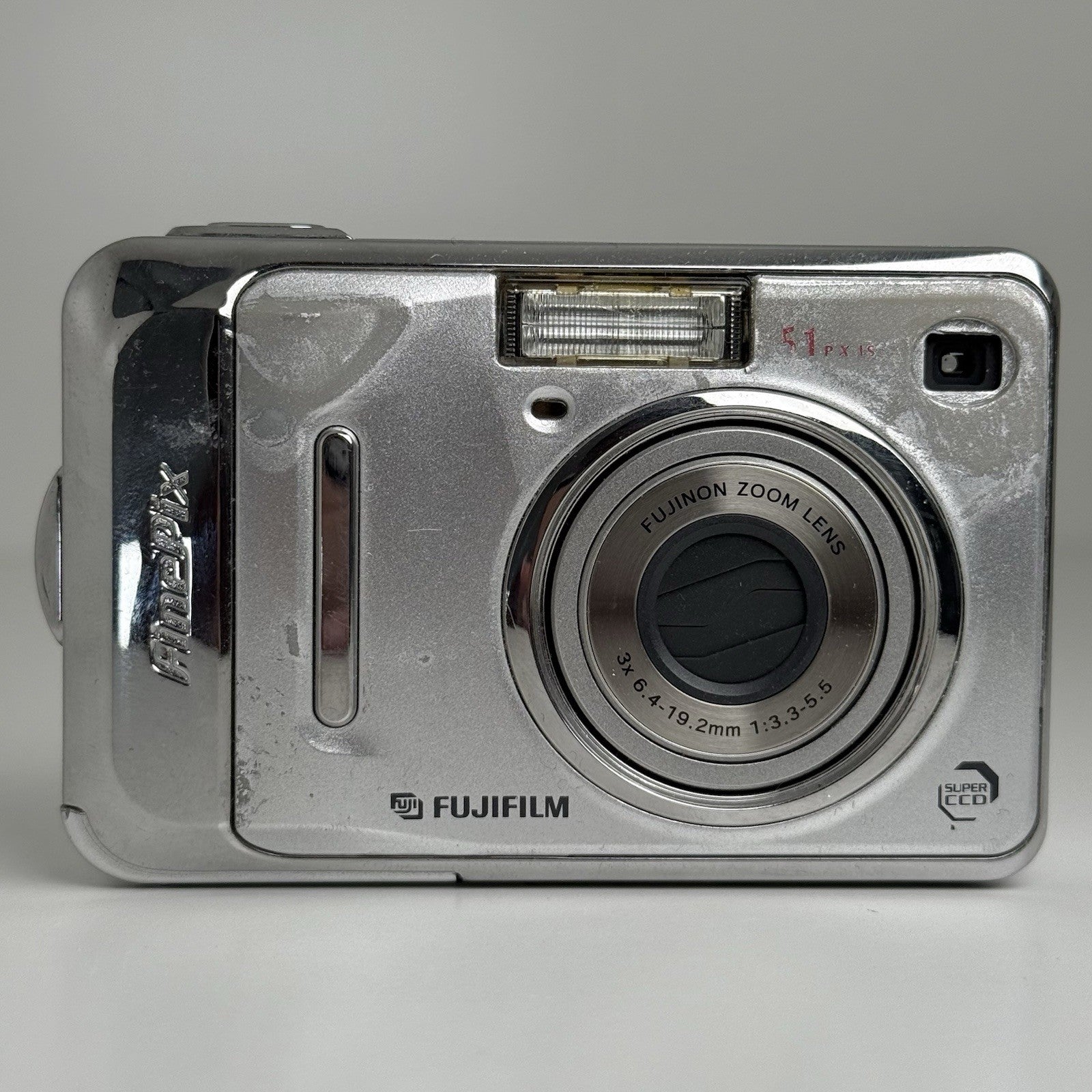 Fujifilm Finepix A500 Silver Compact Digital Camera UNTESTED FOR PARTS ONLY!