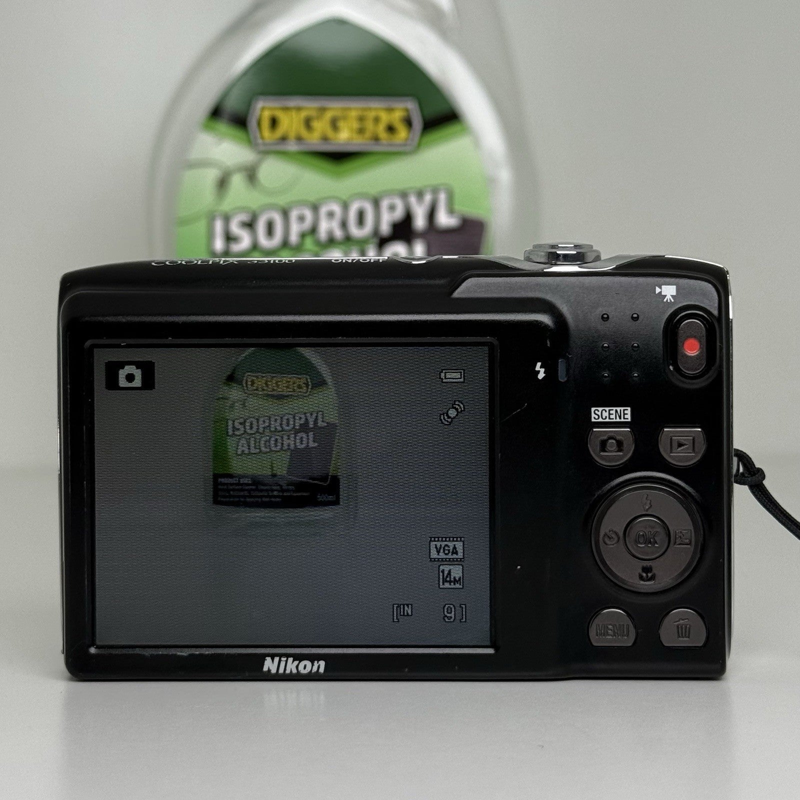 Nikon Coolpix S3100 Purple Compact Digital Camera + Battery