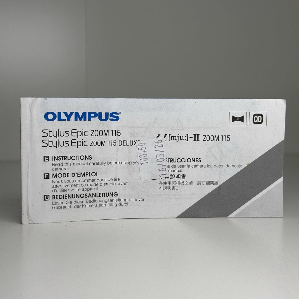 Olympus mju-II Zoom 115 Gold 35mm Film Camera