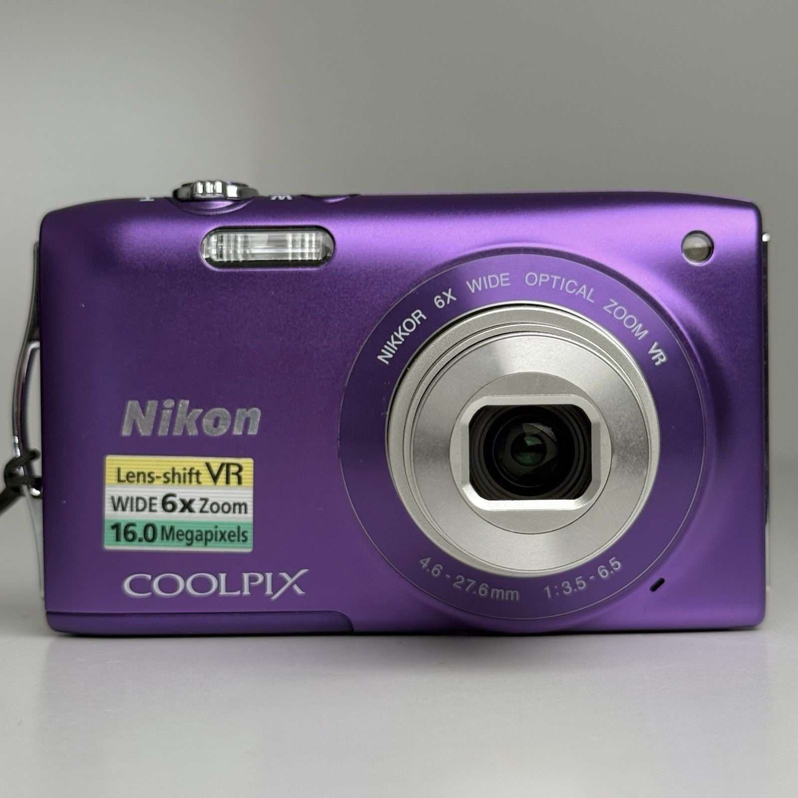 Nikon Coolpix S3300 Purple Compact Digital Camera + Battery