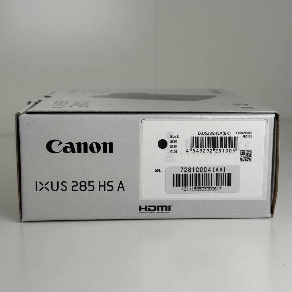 Canon IXUS 285 HS A Black Compact Digital Camera BRAND NEW IN BOX!