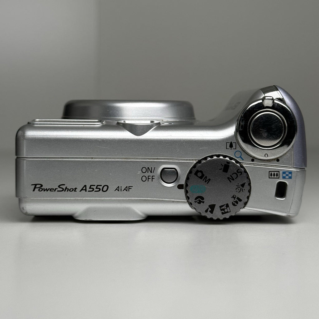 Canon Powershot A550 Silver Compact Digital Camera